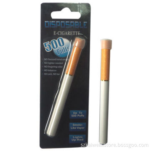 Hot Selling Disposable E-cigarettes with 500 Puffs Mouthfuls and CE/RoHS CertificatesNew